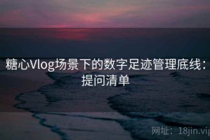 糖心Vlog场景下的数字足迹管理底线：提问清单