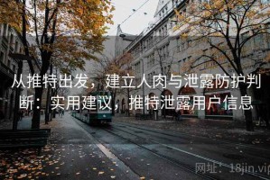 从推特出发，建立人肉与泄露防护判断：实用建议，推特泄露用户信息