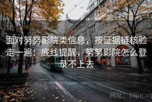 面对努努影院类信息，按证据链核验走一遍：底线提醒，努努影院怎么登录不上去