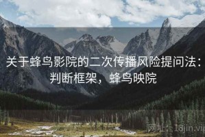关于蜂鸟影院的二次传播风险提问法：判断框架，蜂鸟映院