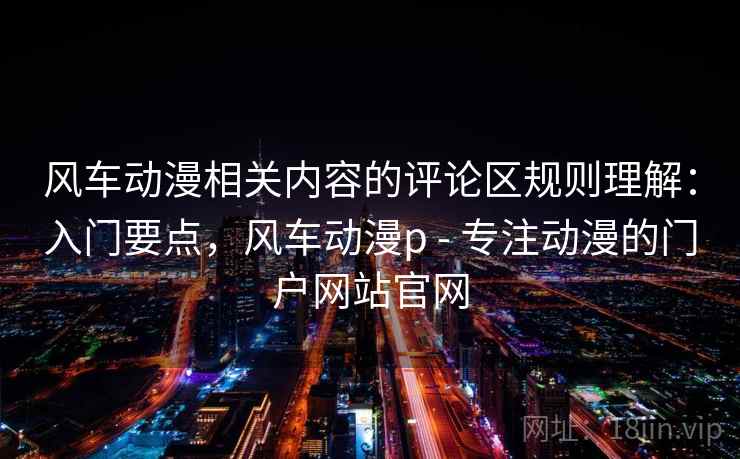 风车动漫相关内容的评论区规则理解：入门要点，风车动漫p - 专注动漫的门户网站官网
