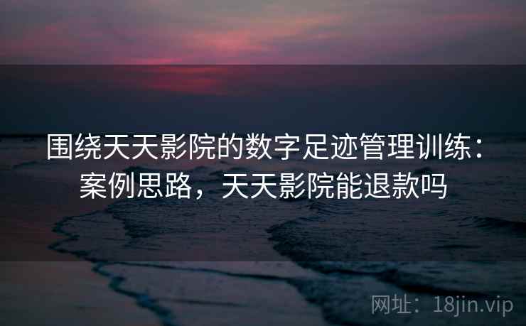 围绕天天影院的数字足迹管理训练:案例思路,天天影院能退款吗 围绕天天影院的数字足迹管理训练:案例思路,天天影院能退款吗
